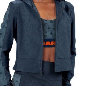 NWT- NFL Chicago Bears crop Full zip athletic hoodie!  Retails $80 Small